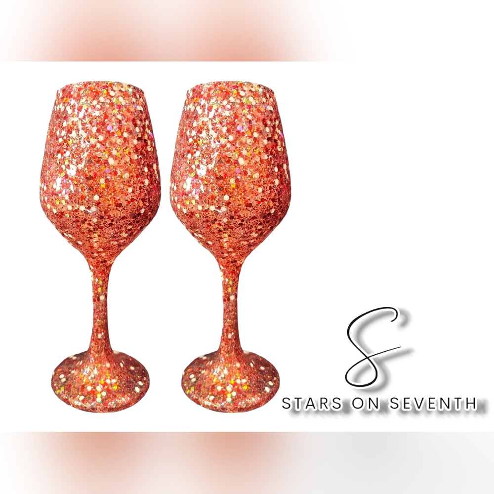 LA LA Love You/ 14oz Wine Glasses - Picture 3 of 3